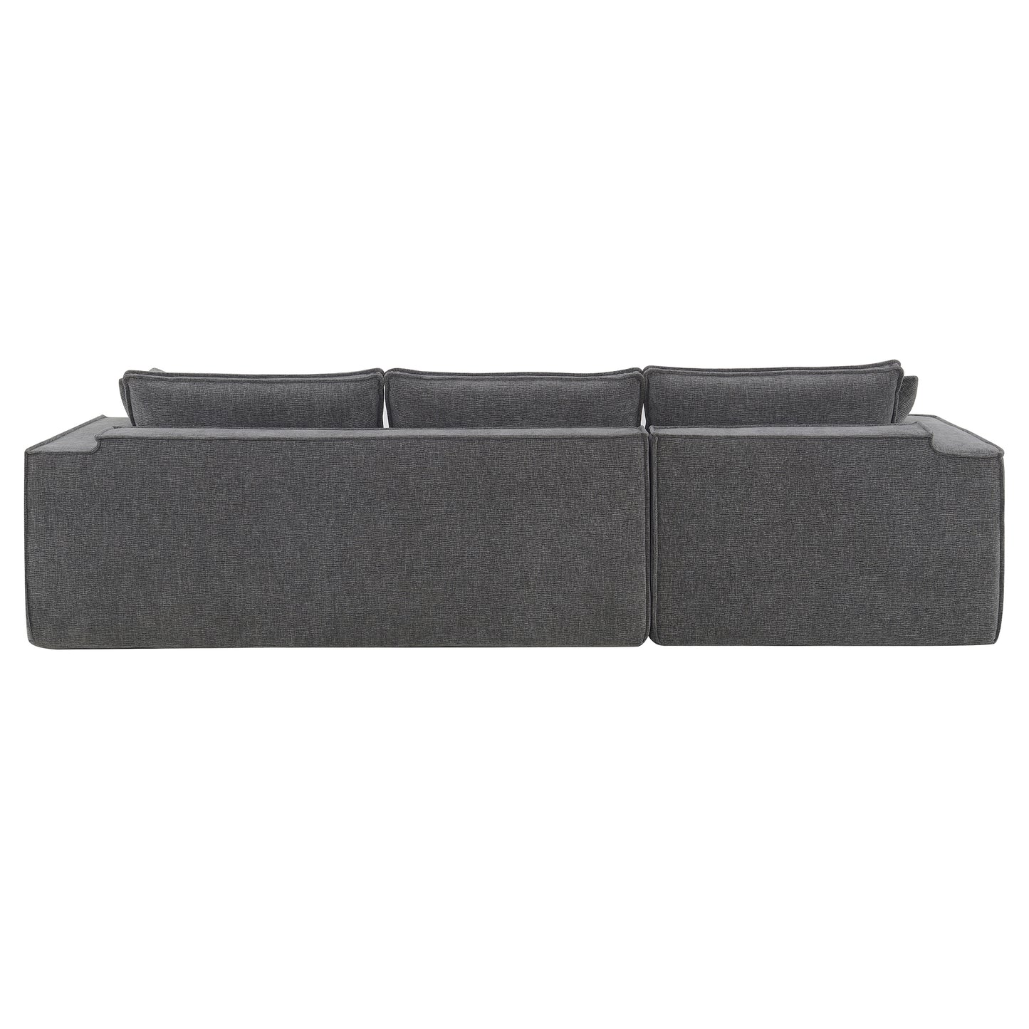 [VIDEO+New] 111.5*72" Minimalist Style Modular Sectional Sofa,Wrinkle-resistant Chenille Couch Set,L-Shaped Compressed Sofa for Living Room,2 PIC Free Combination,No Assembly Require,3 Colors