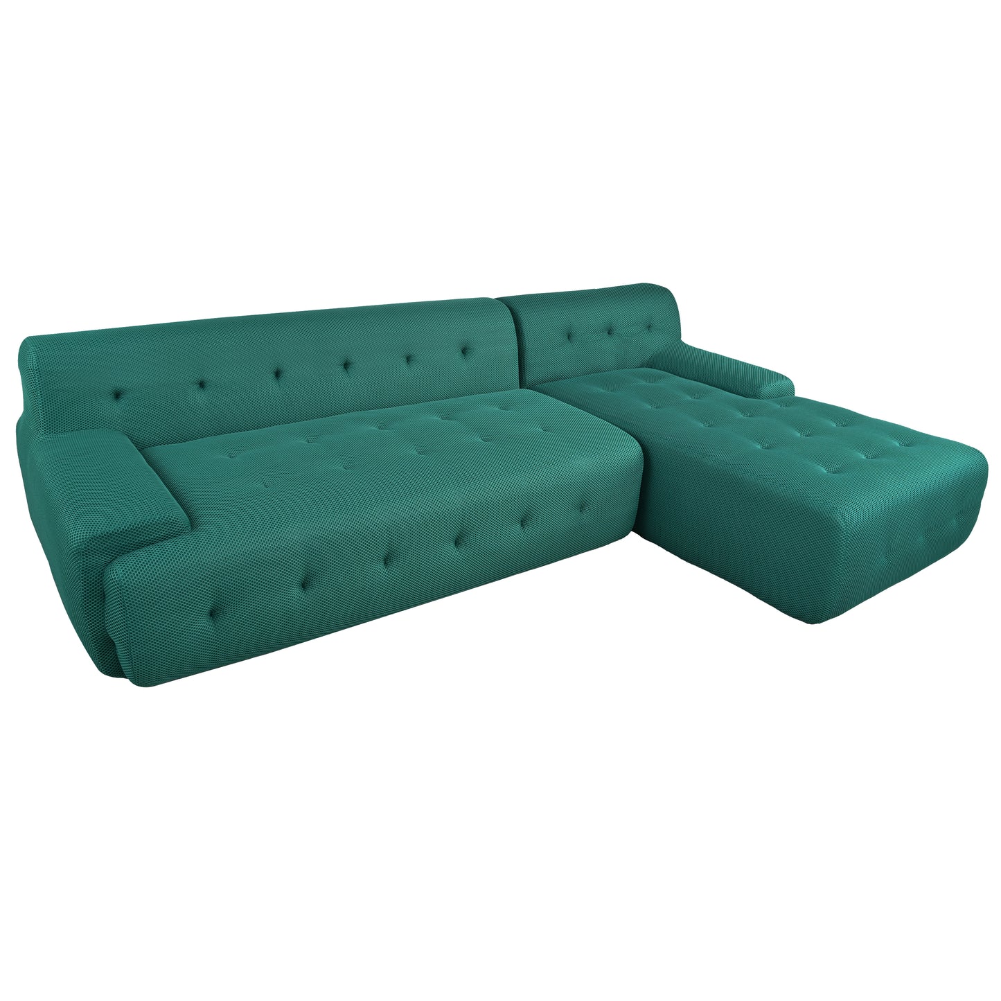 U_Style Modern Large L-Shaped Modular Sofa, Minimalist Style, 2-Piece Set with Free Combinations, Suitable for Living Rooms, Apartments, and Lounges