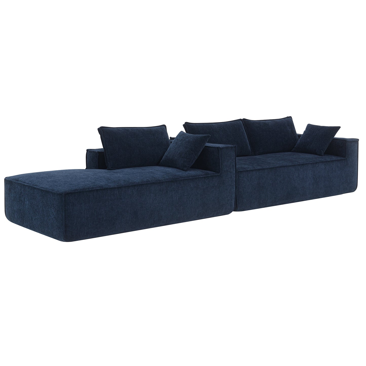 [VIDEO+New] 111.5*72" Minimalist Style Modular Sectional Sofa,Wrinkle-resistant Chenille Couch Set,L-Shaped Compressed Sofa for Living Room,2 PIC Free Combination,No Assembly Require,3 Colors