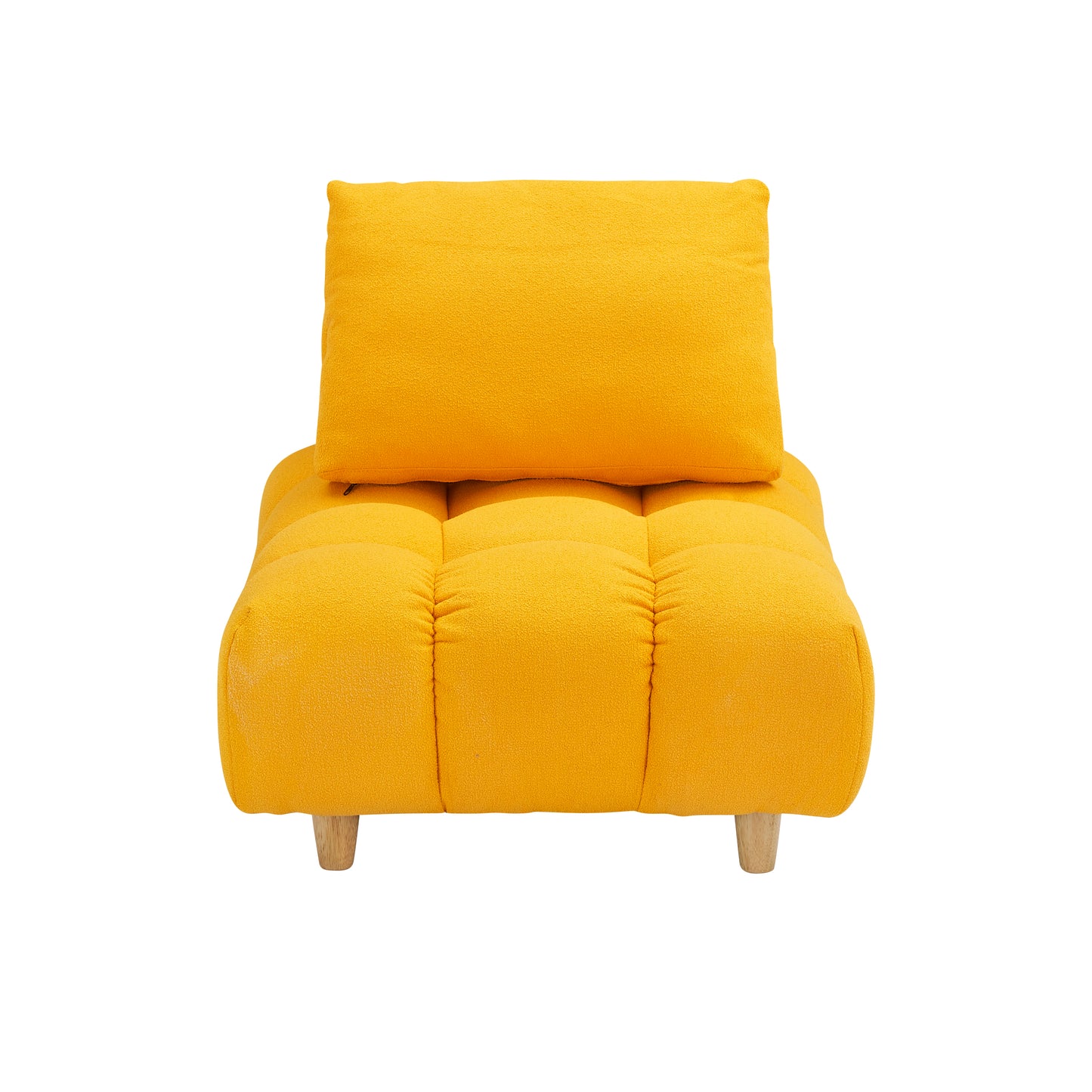 30 inches long, Teddy Sofa Fabric, with spacious and comfortable seat, for Apartment Office Living Room -Yellow