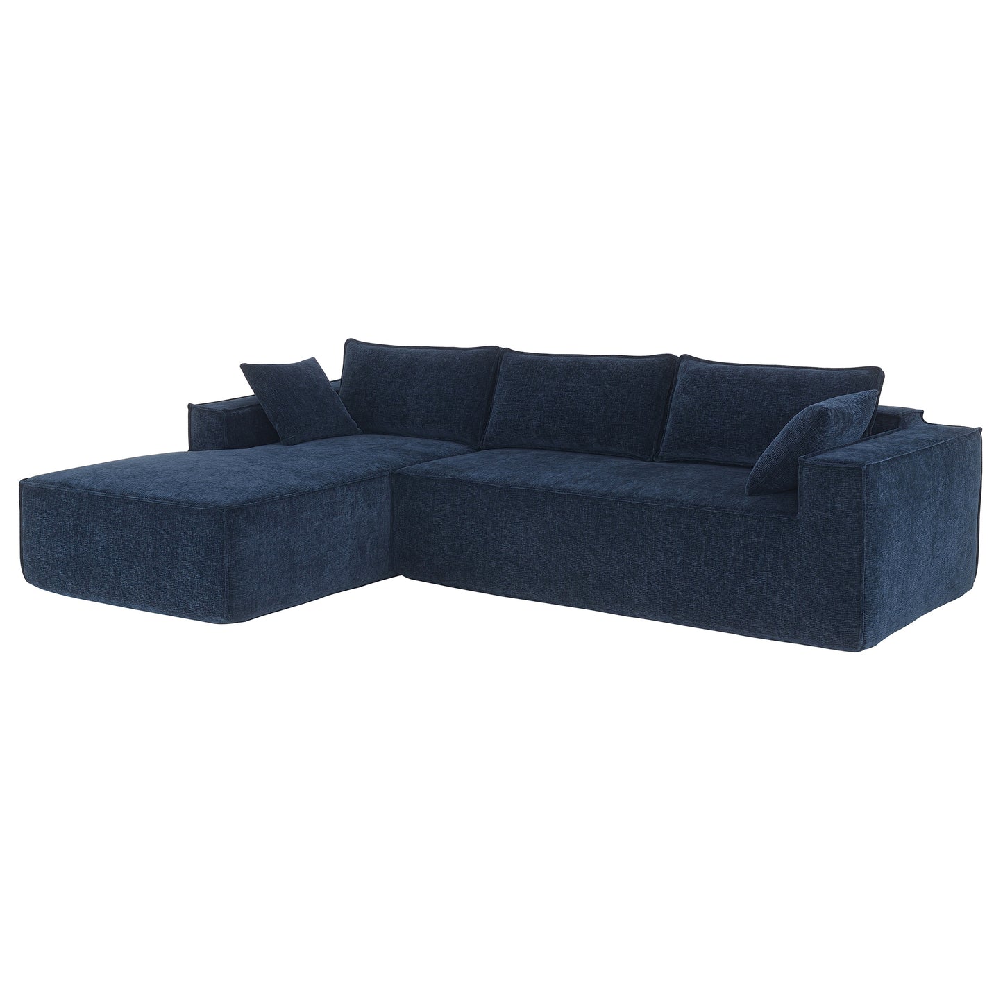 [VIDEO+New] 111.5*72" Minimalist Style Modular Sectional Sofa,Wrinkle-resistant Chenille Couch Set,L-Shaped Compressed Sofa for Living Room,2 PIC Free Combination,No Assembly Require,3 Colors