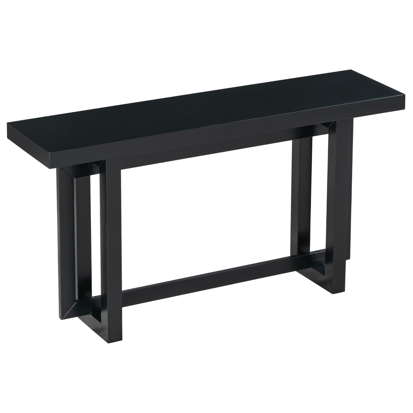 U_STYLE Contemporary Console Table with Wood Top, Extra Long Entryway Table for Entryway, Hallway, Living Room, Foyer, Corridor